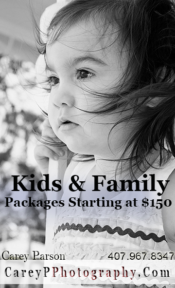 Carey P Photography Kids & Family Photography Package